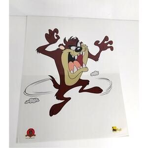 Tasmanian Devil Rare Fine Artwork Fan Cel Looney Tunes WB Limited Edition